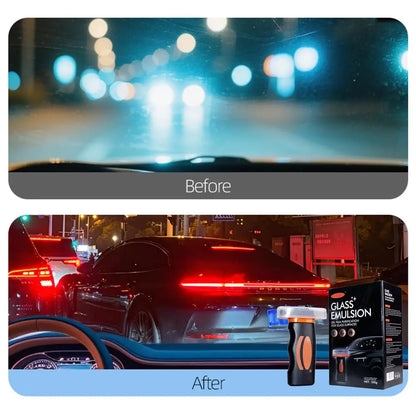 Car Glass Cleaner Gel & Foam Windshield Watermark Remover Anti-Fog Coating, Fast Cleaning Rainproof for Car Glass Windows