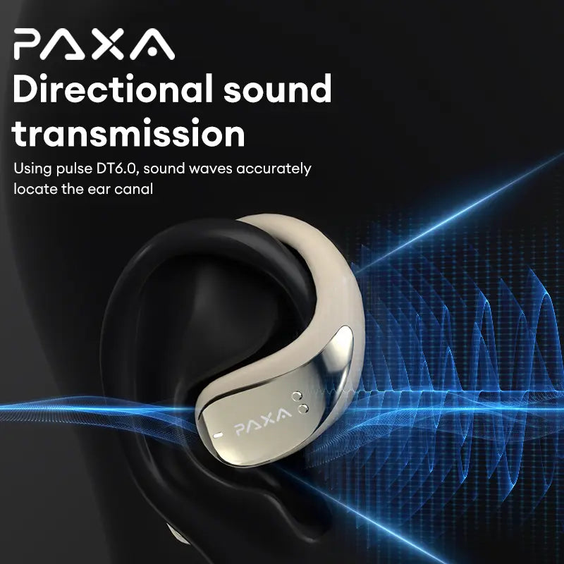 【Free Shipping】Paxa Vogbuds 5 Pro OWS Smart Voice Assistant Headset,Dynamic Stereo Sound Earbuds with ENC Call Noise Canceling Mic, Digital Battery Display