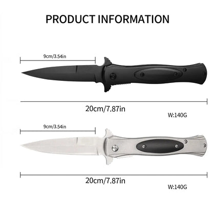 High-Quality Stainless Steel Folding Knife: Men’S Tactical EDC Multi-Tool with Quick Open/Close for Outdoor Use—An Ideal Choice for Camping, Hiking, Exploration, DIY Projects, Everyday Use, Fishing, and Hunting.