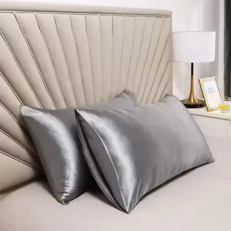 1PC Satin Pillowcase for Hair Similar to Silk Pillow Cases for Skin, Silky & Soft Pillow Covers, Gifts for Her or Him