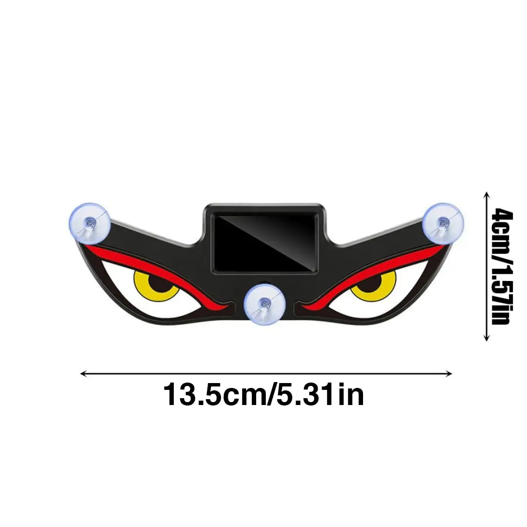 3PCS Devil Eyes LED Car Sign, Dynamic Windshield Light USB Powered, Stand Out at Night Easy Install, for Car Shows Night Driving Car Lovers