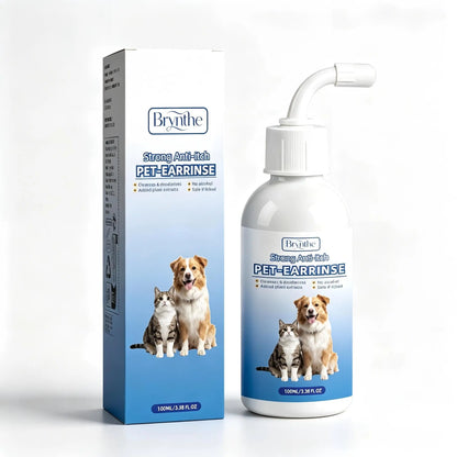 Gentle Pet Ear Wash | Odor-Free Cleaning for Dogs & Cats