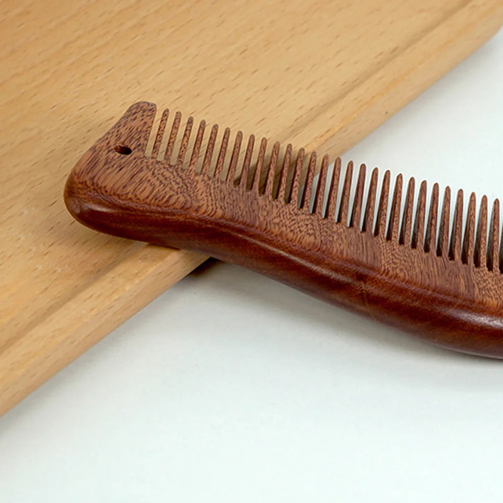 Natural Wood Comb Sandalwood Hair Comb Scalp Massage Combs Massage Anti-Tangle anti Static Hair Brush Hairdressing Styling Tools