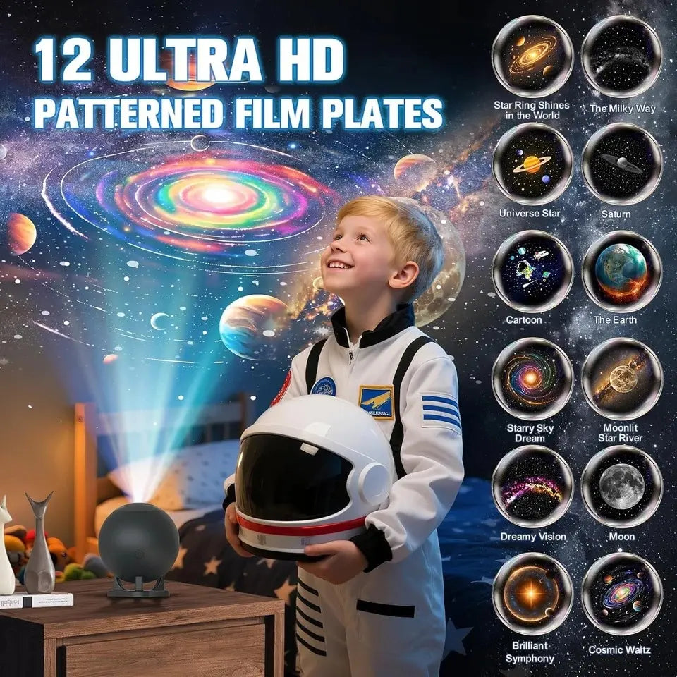 13-In-1 Galaxy Planetarium Projector, Starry Night Nebula Light, Home Ambiance Electronics Projector Lamp