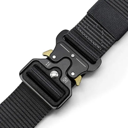 Men'S Tactical Belt, Rigger Belt, Utility Nylon Web Waist Work Belt for Men with V-Ring Quick-Release Buckle