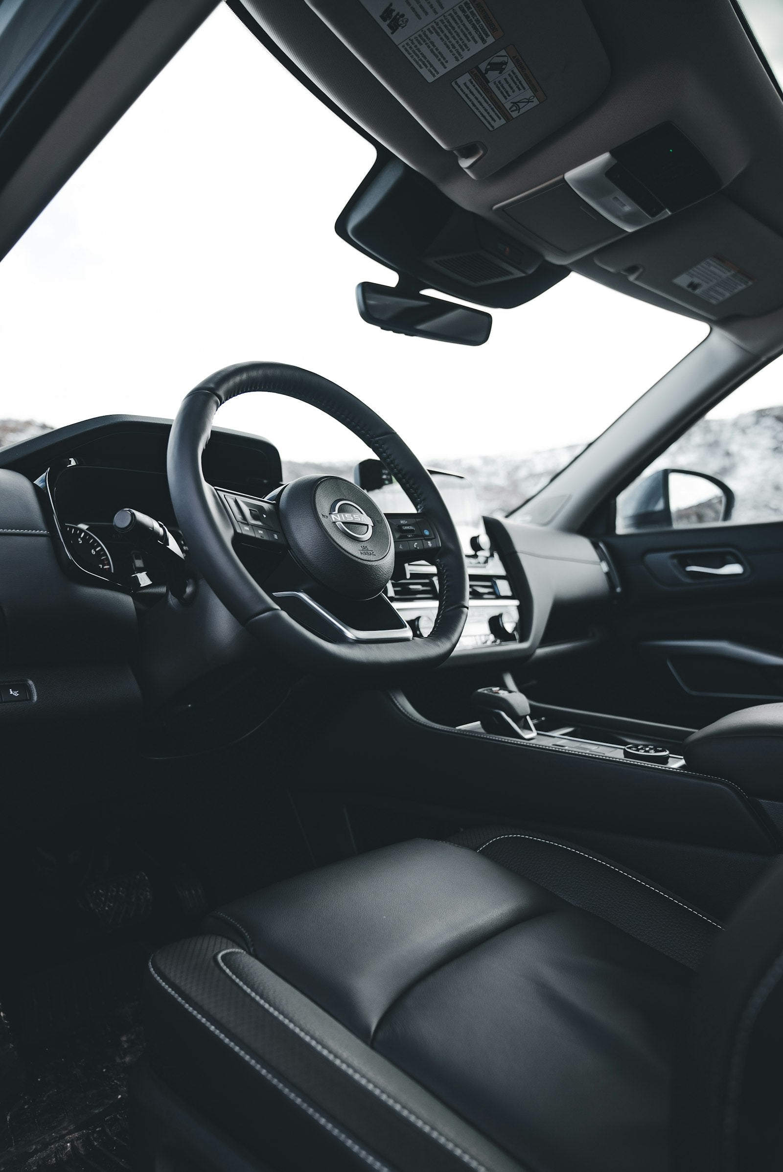 Car interior dashboard