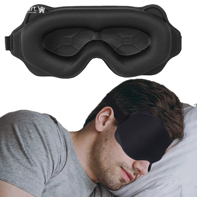 3D Sleeping Mask Block Out Light Sleep Mask for Eyes Soft Sleeping Aid Eye Mask for Travel Eyeshade Night Breathable Slaapmasker